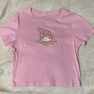 My Melody Womens pink cropped tee💗BioWorld XL
Sanrio NWOT